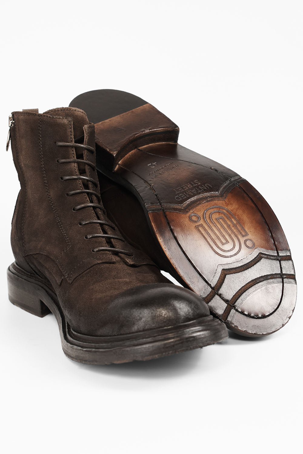 BOLTON brown suede lace up boots BOLTON brown suede lace up boots