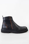 HOVE jet-black welted chelsea boots.