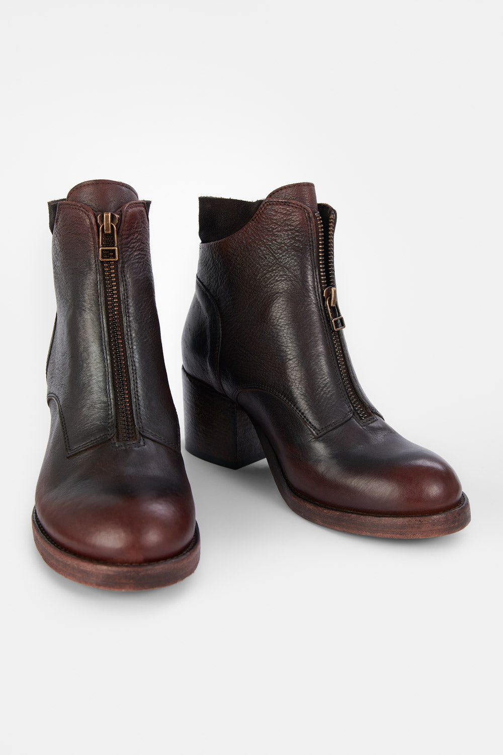 BERKELEY terra-brown ankle boots.