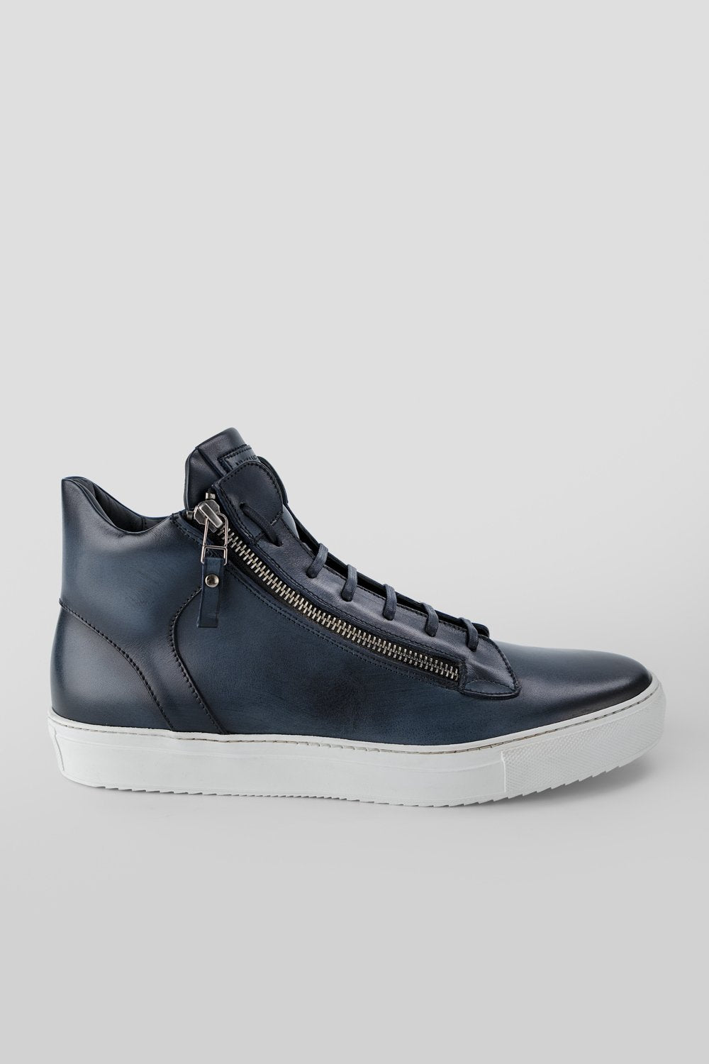 SOHO meteorite blue patina high sneakers