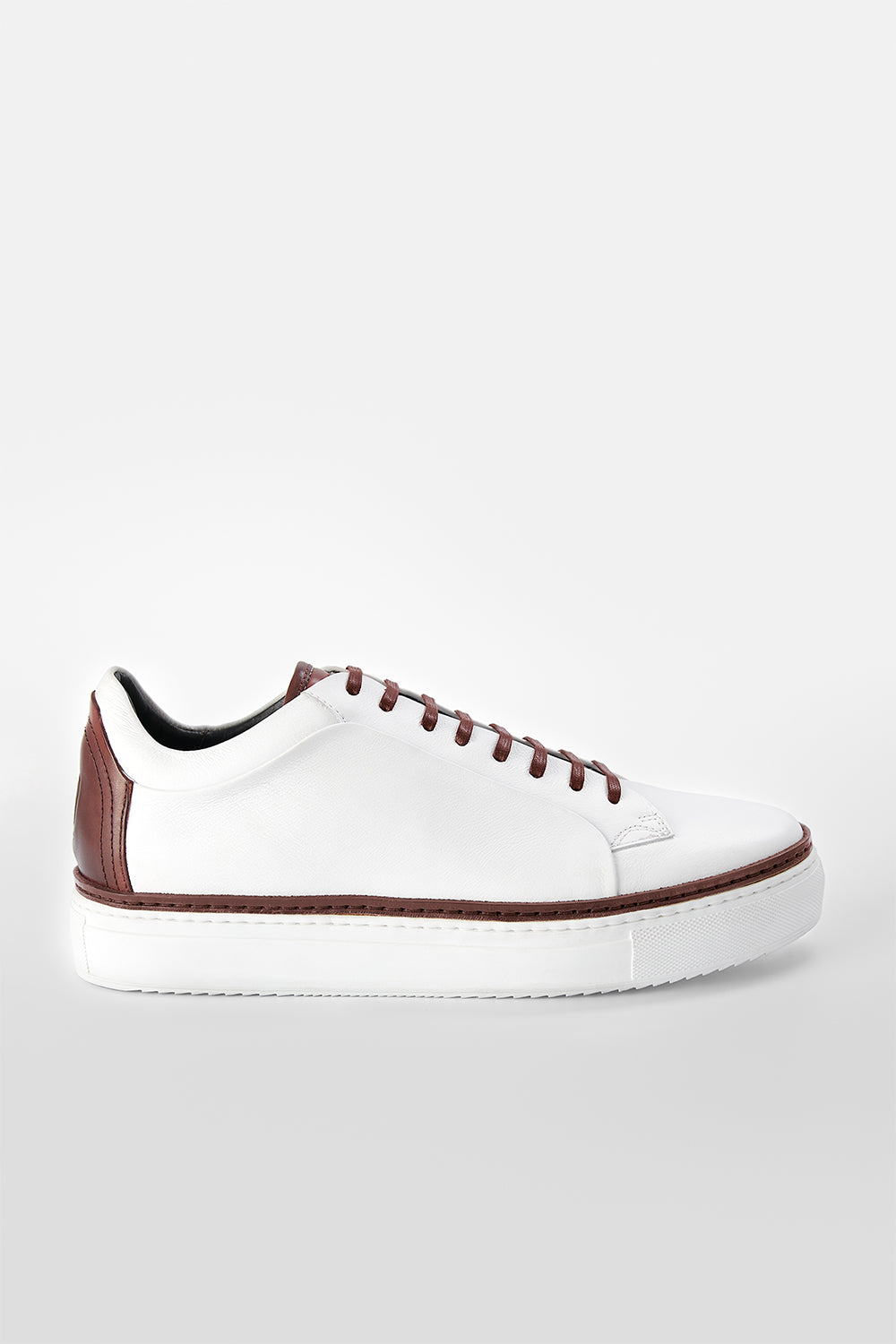 SOHO EDGE white chestnut welted sneakers