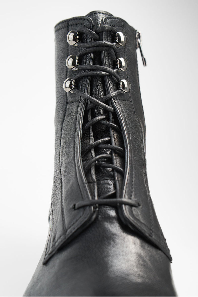 ASTON urban-black hidden lace up boots.