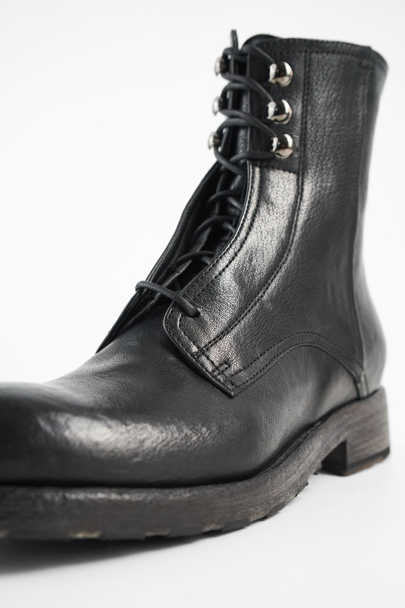 ASTON urban-black hidden lace up boots.