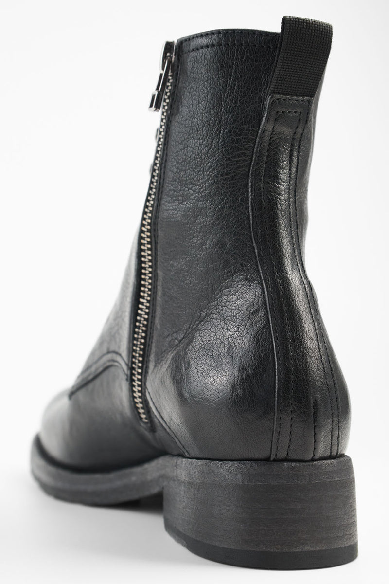 ASTON urban-black hidden lace up boots.