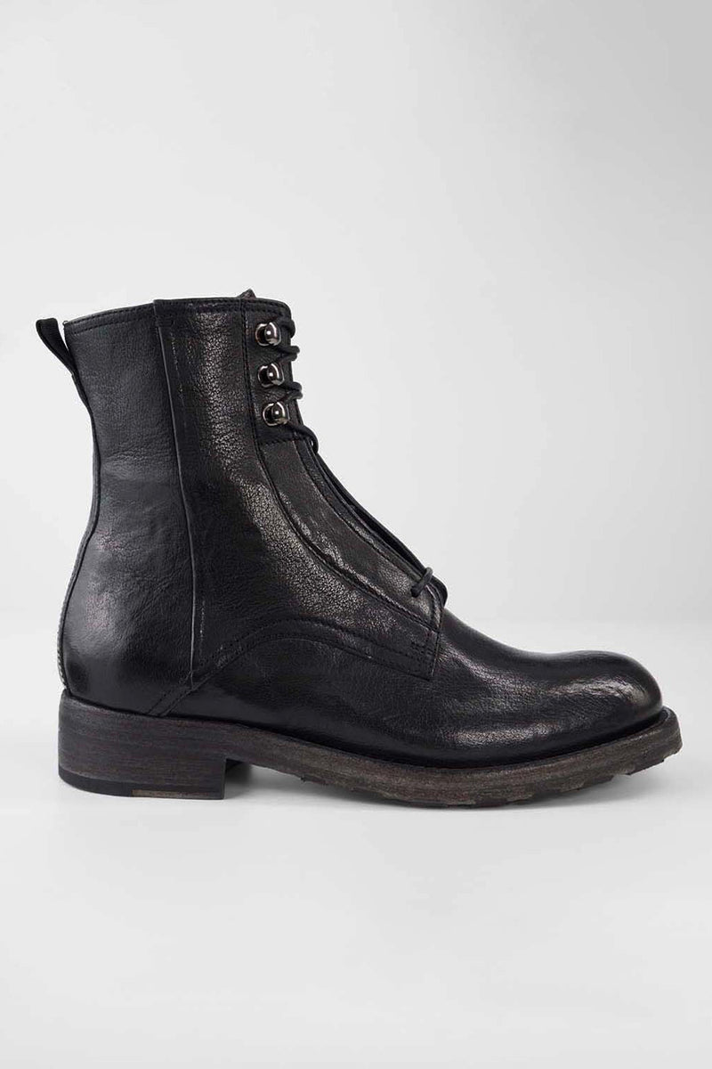 ASTON urban-black hidden lace up boots.