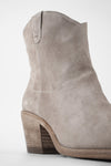 AUSTIN misty-beige suede texan boots.