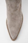 AUSTIN misty-beige suede texan boots.