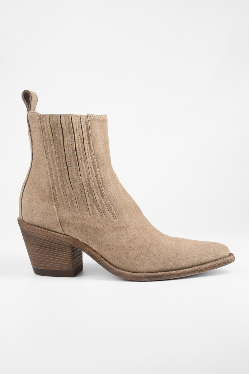Bottines Birman Jonak Boots With Small Bevelled Heels And Elastics