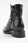 AVERY jet-black grunge military boots.