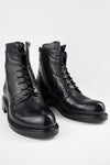 AVERY jet-black grunge military boots.