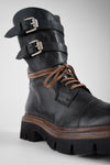 BLAKE urban-black welted buckle bikers.
