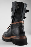 BLAKE urban-black welted buckle bikers.