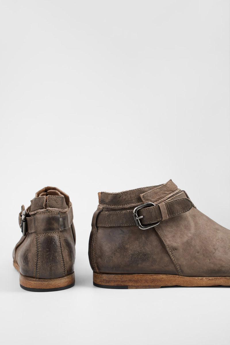 BRUCE dry-terra buckle ankle boots.
