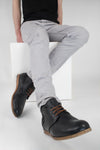 BRUCE rugged-black chukka boots.