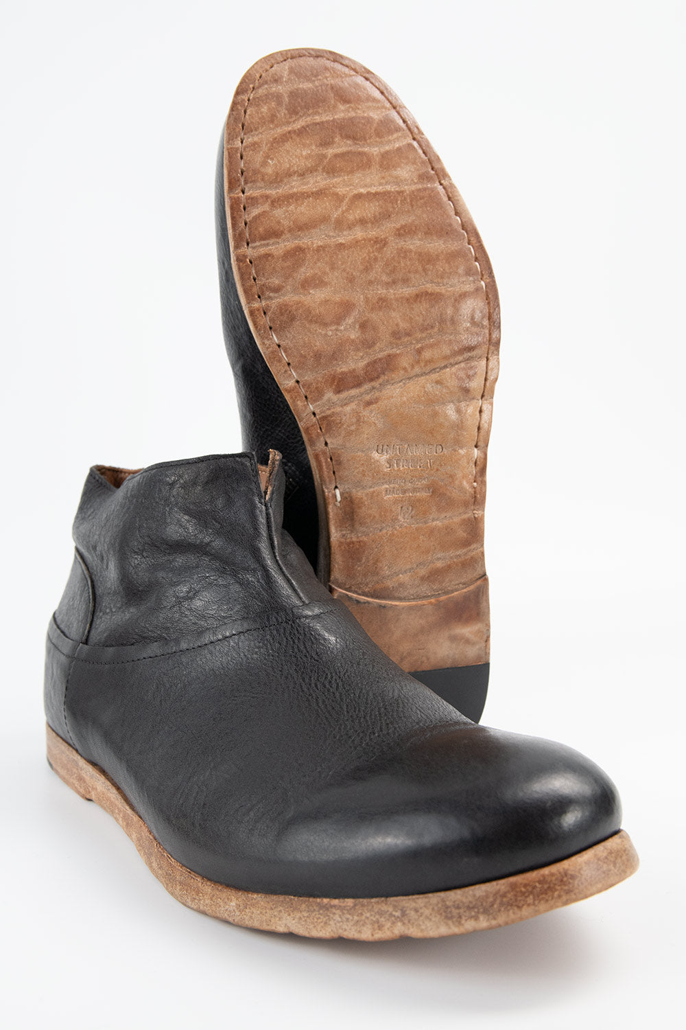 Bruce Rappaport Boot BRUCE rugged-black ankle boots | untamed street – UNTAMED STREET