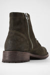 BURTON dark-forest suede ankle boots.