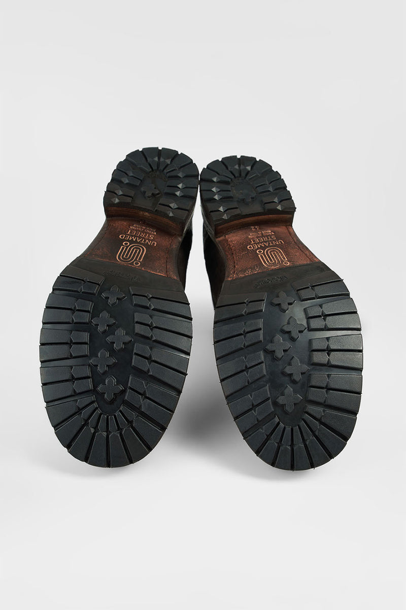 BURTON lava-grey suede ankle boots.