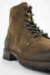 BURTON tundra-brown suede ankle boots.