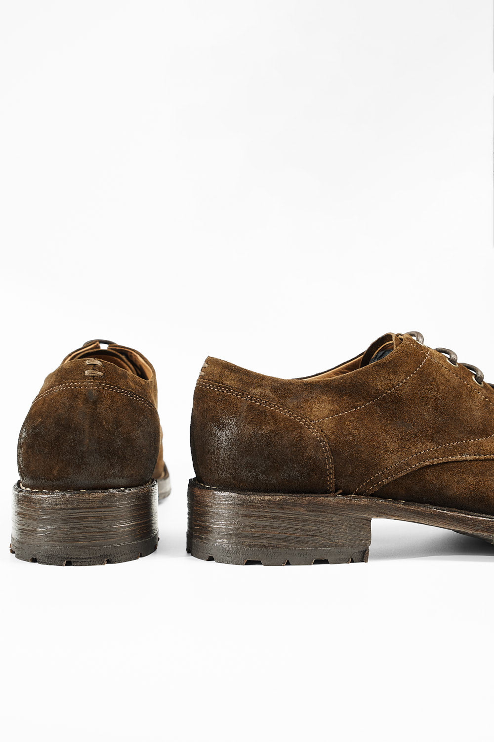 Brown Suede Derby Shoe