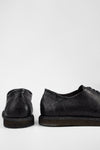 BYRON rugged-black lightweight derby shoes.