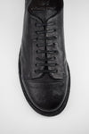 BYRON rugged-black lightweight derby shoes.