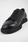 BYRON rugged-black lightweight derby shoes.