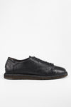 BYRON rugged-black lightweight derby shoes.