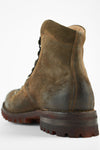 CAMDEN tundra-brown suede combat boots.