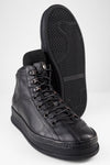 COLE urban-black asymetric welted high sneakers.