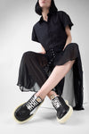 DEVON black-moon lightweight sneakers.
