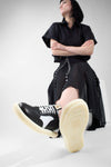 DEVON black-moon lightweight sneakers.