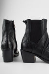 NASH urban-black veiled chelsea boots.
