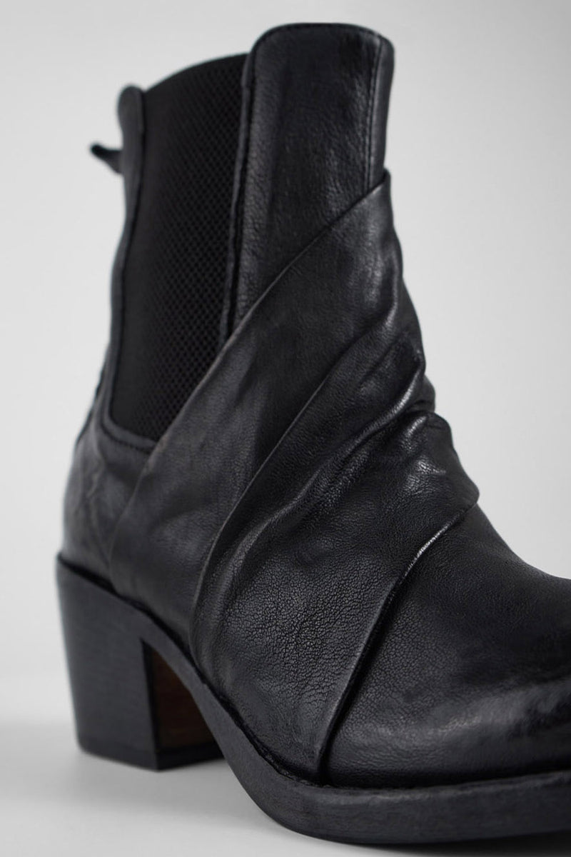 NASH urban-black veiled chelsea boots.
