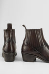 ELORA toasted-brown texan boots.