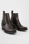 ELORA toasted-brown texan boots.