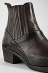 ELORA toasted-brown texan boots.