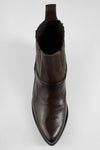 ELORA toasted-brown texan boots.