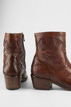 ELORA whisky-caramel texan boots.