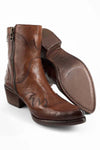ELORA whisky-caramel texan boots.