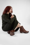 ELORA whisky-caramel texan boots.