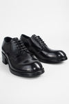 EXETER jet-black mid heel shoes.