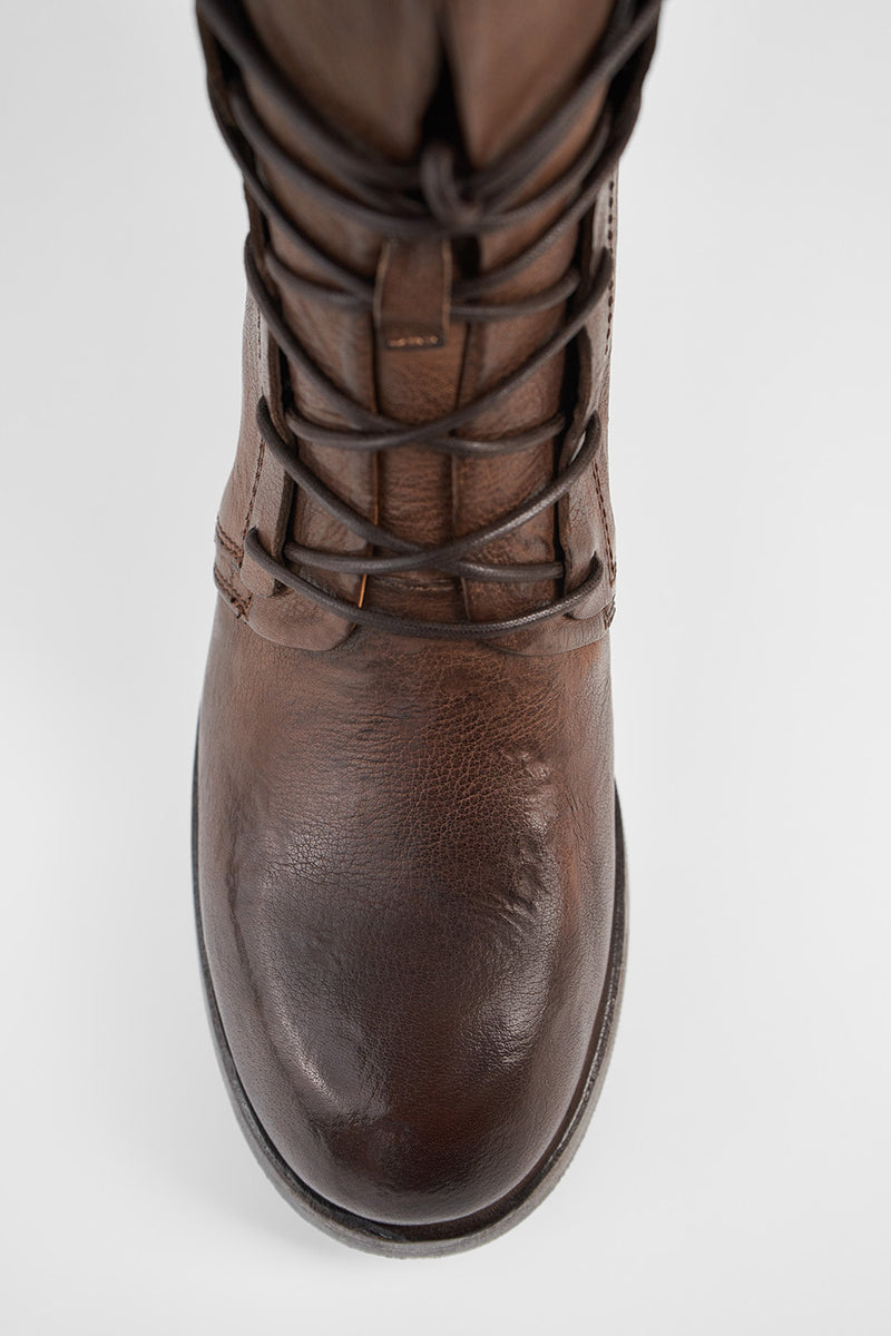 EXETER powder-chocolate lace up boots untamed street – UNTAMED