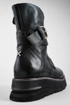 HARLEY urban-black laceless buckle bikers.