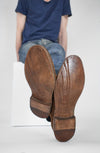 HAVEN barley-brown suede chukka boots.