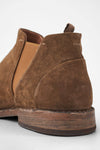 HAVEN barley-brown suede low chelsea boots.