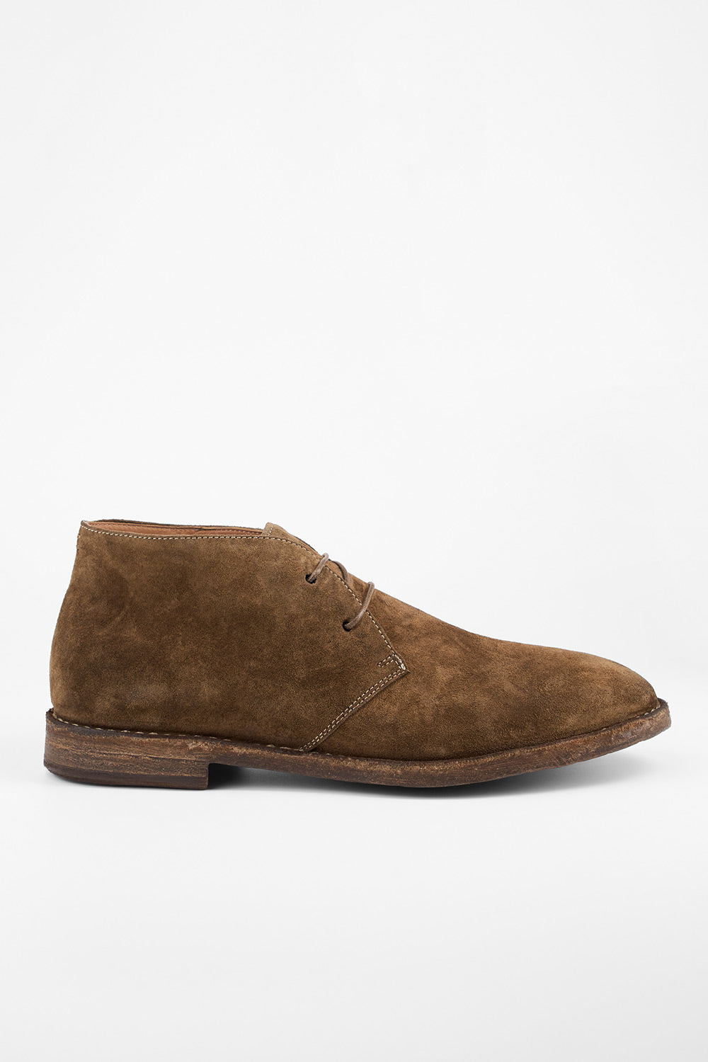 HAVEN barley-brown suede chukka boots.
