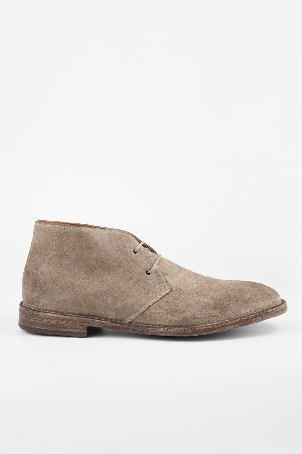 HAVEN sandstone suede apron derby shoes | untamed street