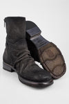 IVES warm-grey suede laceless boots.