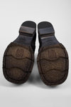 IVES warm-grey suede laceless boots.