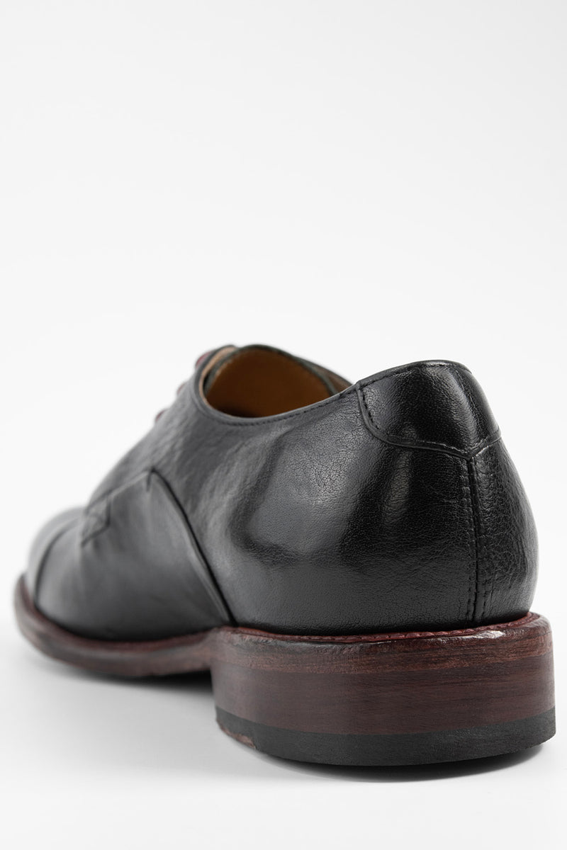 KNIGHTON jade-black derby shoes.